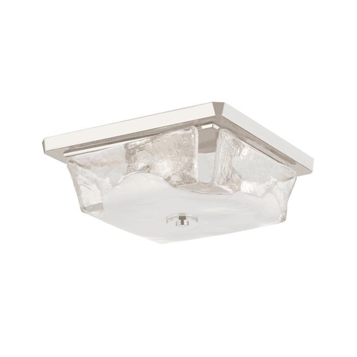 Hudson Valley Hines 3-Light Ceiling Light in Polished Nickel Hudson Valley Hines 3-Light Ceiling Light in Polished Nickel