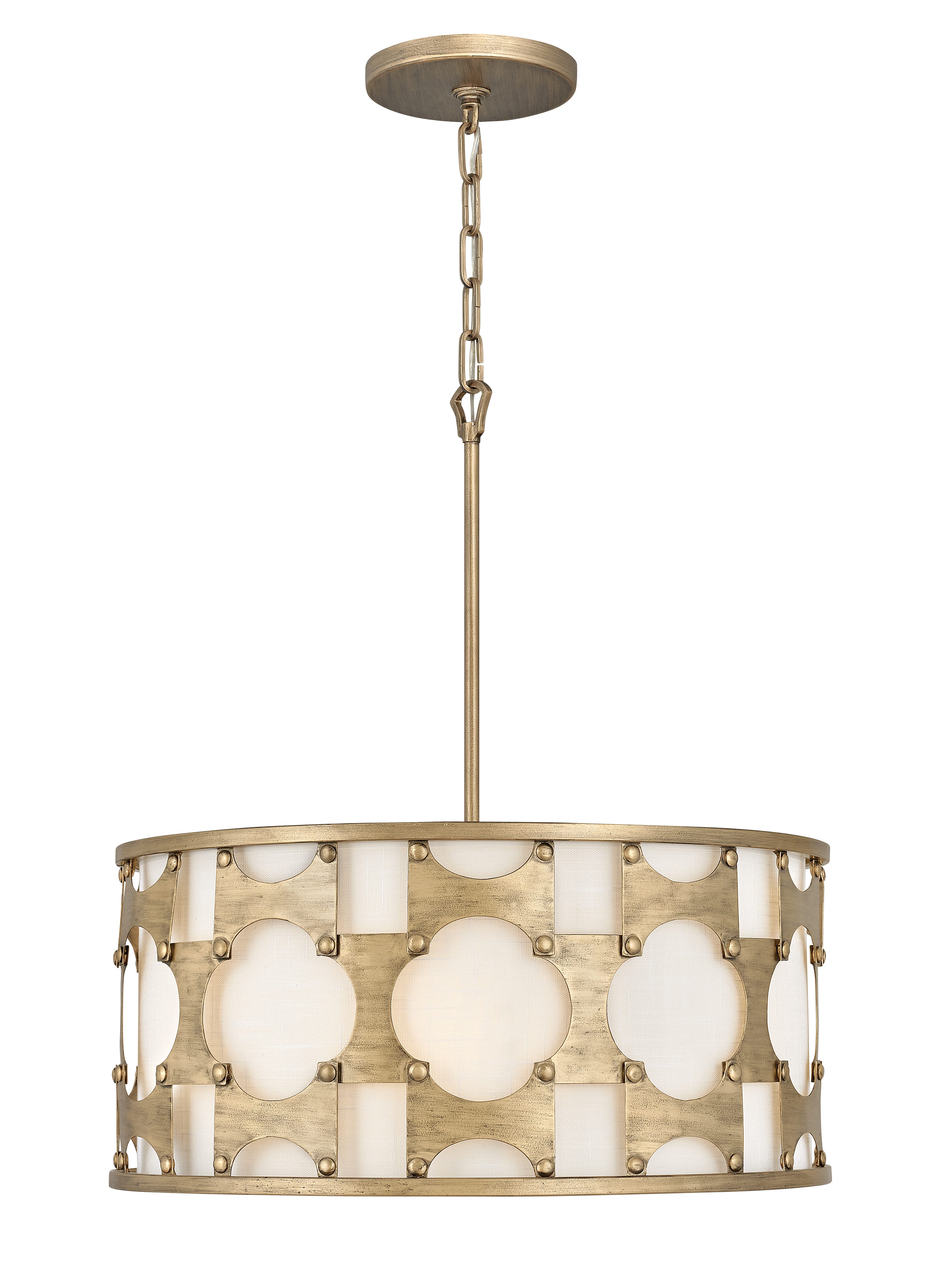 Carter 5-Light Chandelier In Burnished Gold