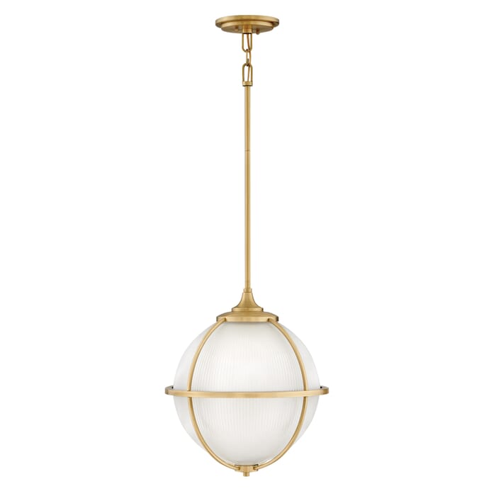 Hinkley Odeon 3-Light Pendant in Satin Brass Hinkley Odeon 3-Light Pendant in Satin Brass