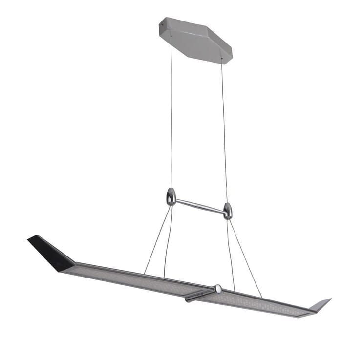 Craftmade Jetstream 2-Light 38" Modern Chandelier in Chrome Craftmade Jetstream 2-Light 38" Modern Chandelier in Chrome