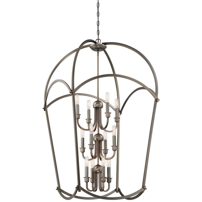 Minka Lavery Jupiter's Canopy 12-Light 25" Pendant Light in Harvard Court Bronze -Plated Minka Lavery Jupiter's Canopy 12-Light 25" Pendant Light in Harvard Court Bronze -Plated