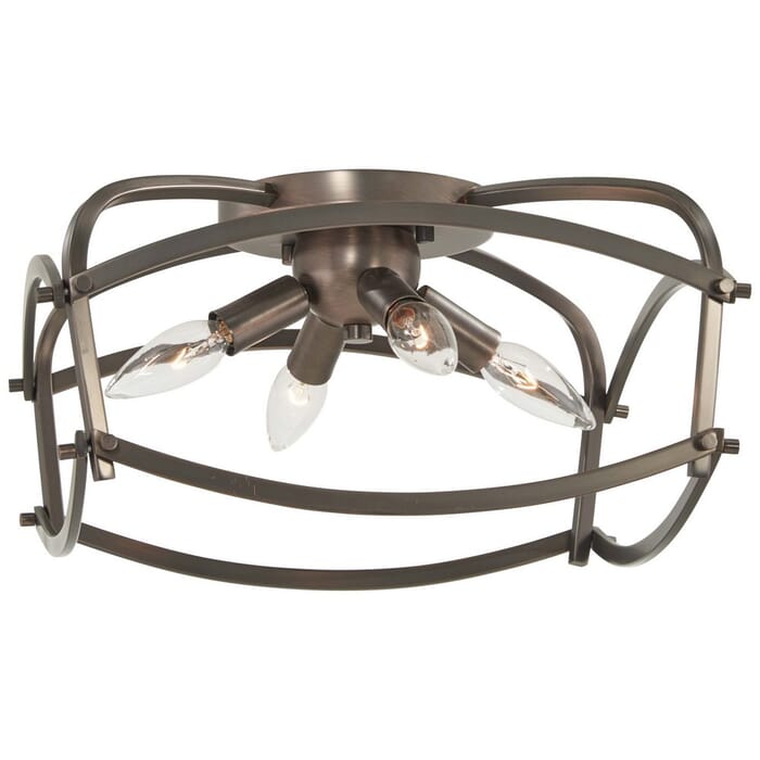 Minka Lavery Jupiter'S Canopy 4-Light 14" Ceiling Light in Polished Nickel Minka Lavery Jupiter'S Canopy 4-Light 14" Ceiling Light in Polished Nickel