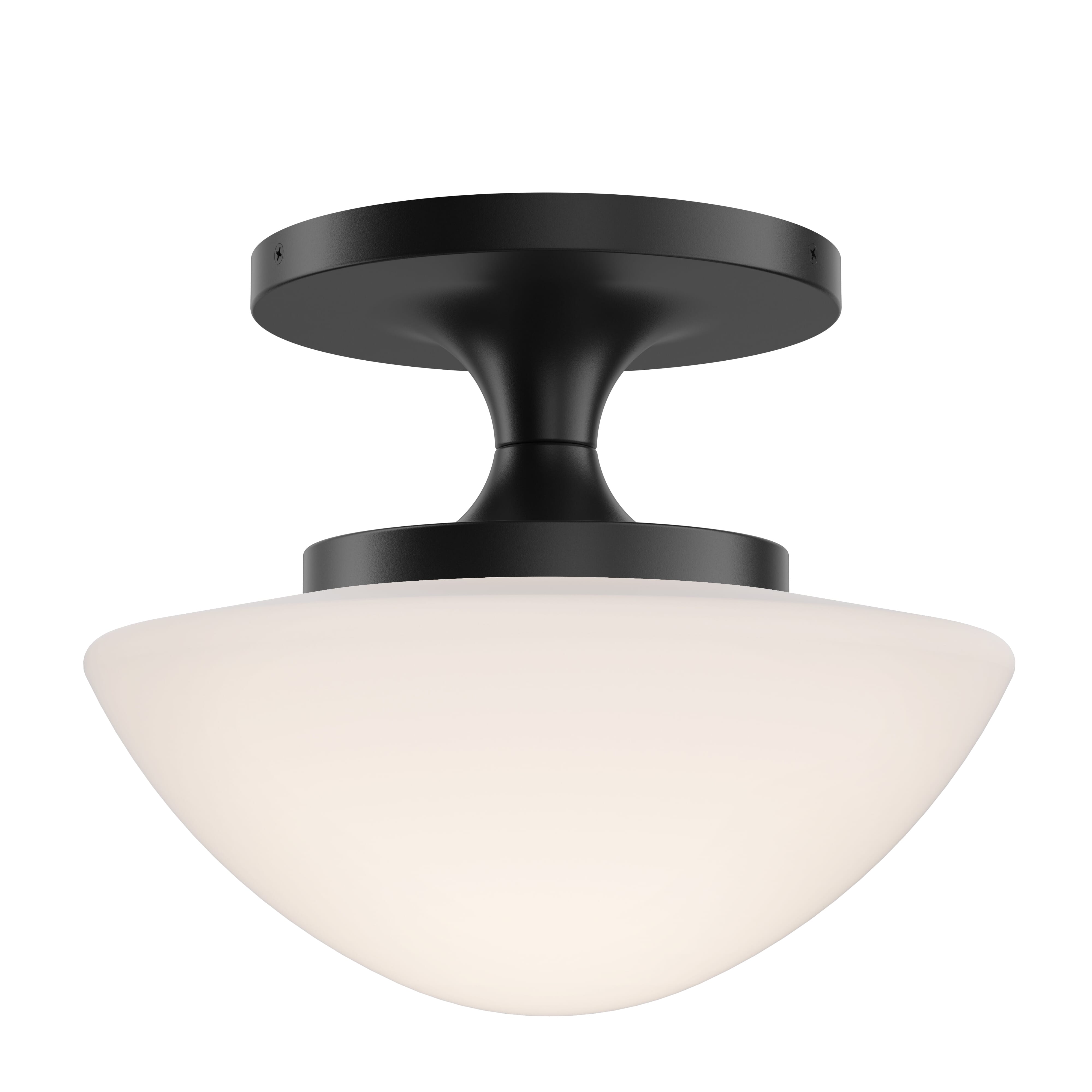 Black LED Semi-Flush Mount from the Knox Collection