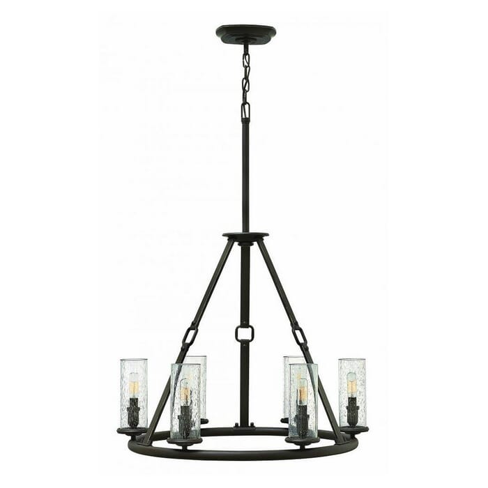 Hinkley Dakota 6-Light Chandelier in Oil Rubbed Bronze Hinkley Dakota 6-Light Chandelier in Oil Rubbed Bronze