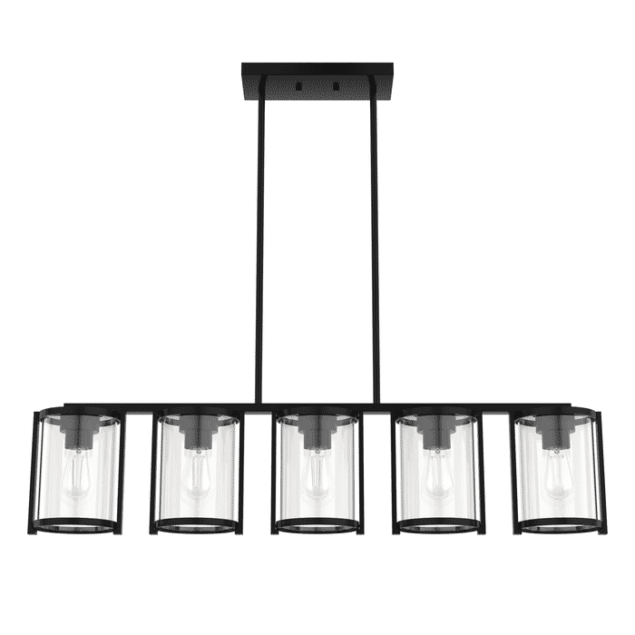 Butler 5 Light Astwood Five Light Linear Chandelier by Hunter at LightsOnline.com