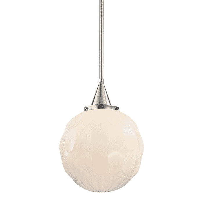 Hudson Valley Tybalt 20" Pendant Light in Polished Nickel Hudson Valley Tybalt 20" Pendant Light in Polished Nickel