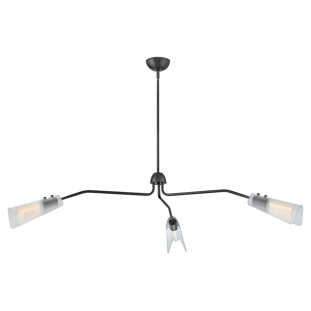 Gunmetal LED Chandelier from the Altman Collection