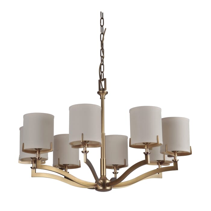Craftmade Gallery Devlyn 8-Light Chandelier in Vintage Brass Craftmade Gallery Devlyn 8-Light Chandelier in Vintage Brass
