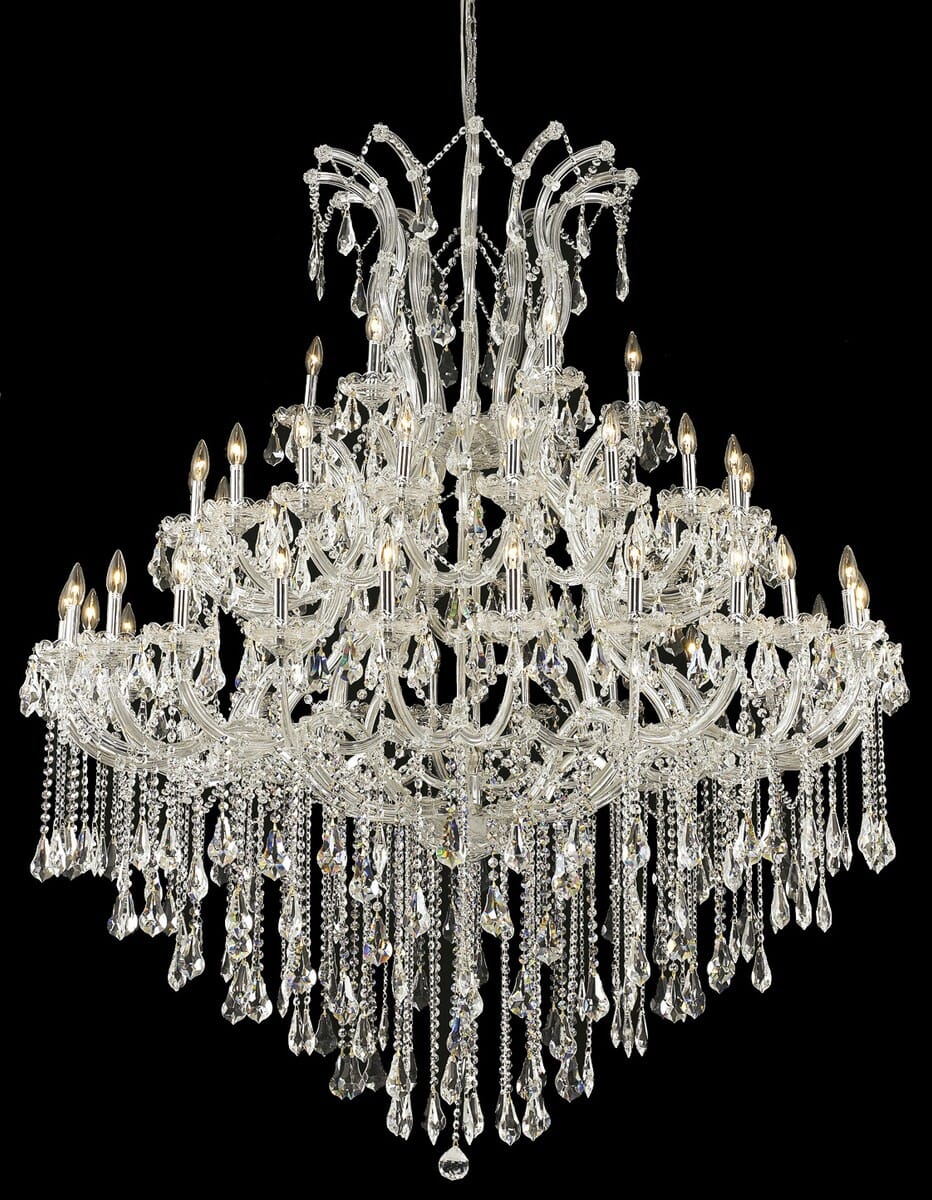 Maria Theresa 49-Light 4Chandelier in Chrome