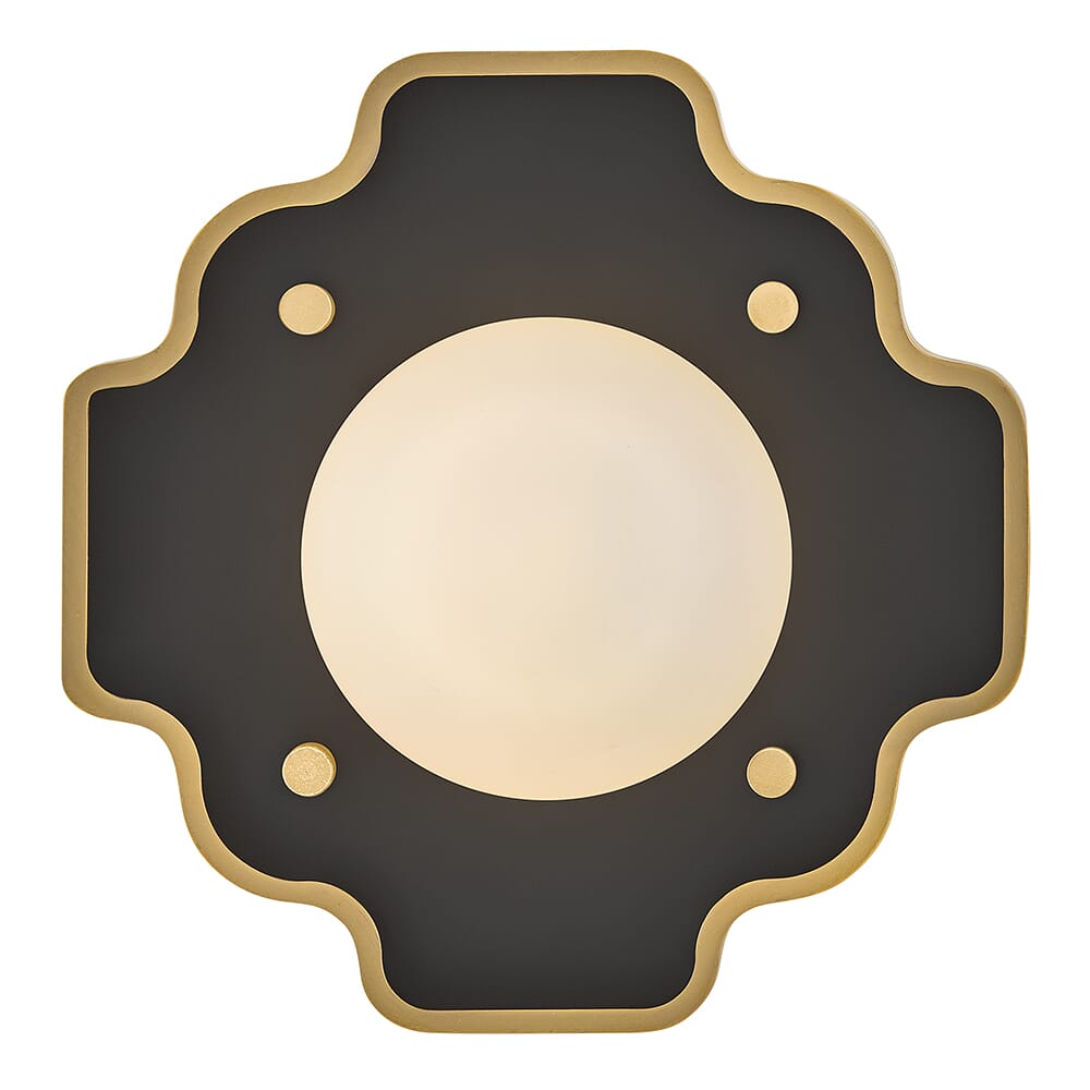 Gloss Black LED Wall Sconce from the Howe Collection