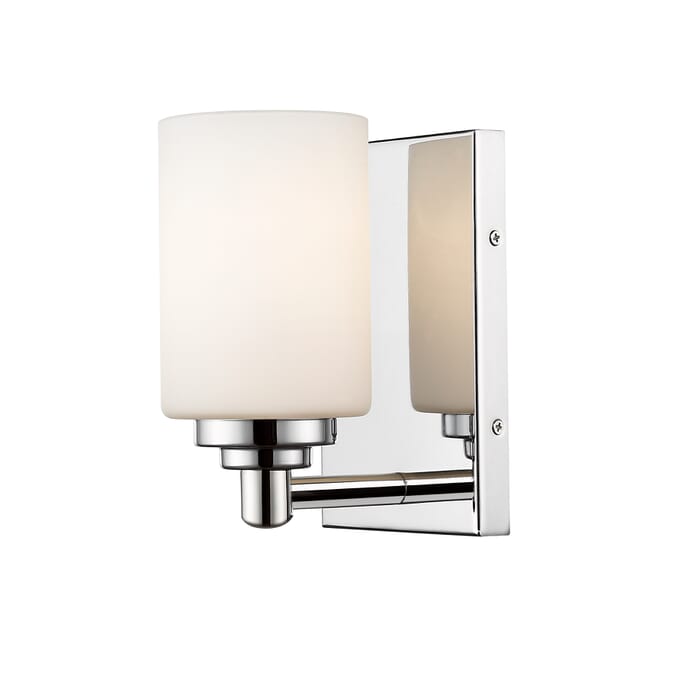 Z-Lite Soledad 1-Light Wall Sconce In Chrome Z-Lite Soledad 1-Light Wall Sconce In Chrome