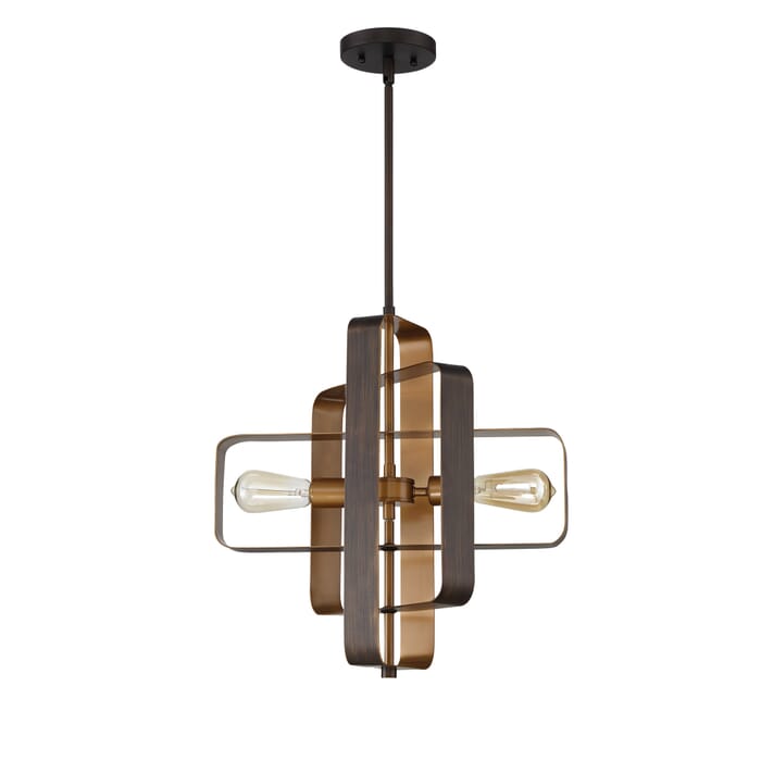 Craftmade Linked 2-Light 18" Pendant Light in Aged Bronze Brushed Craftmade Linked 2-Light 18" Pendant Light in Aged Bronze Brushed