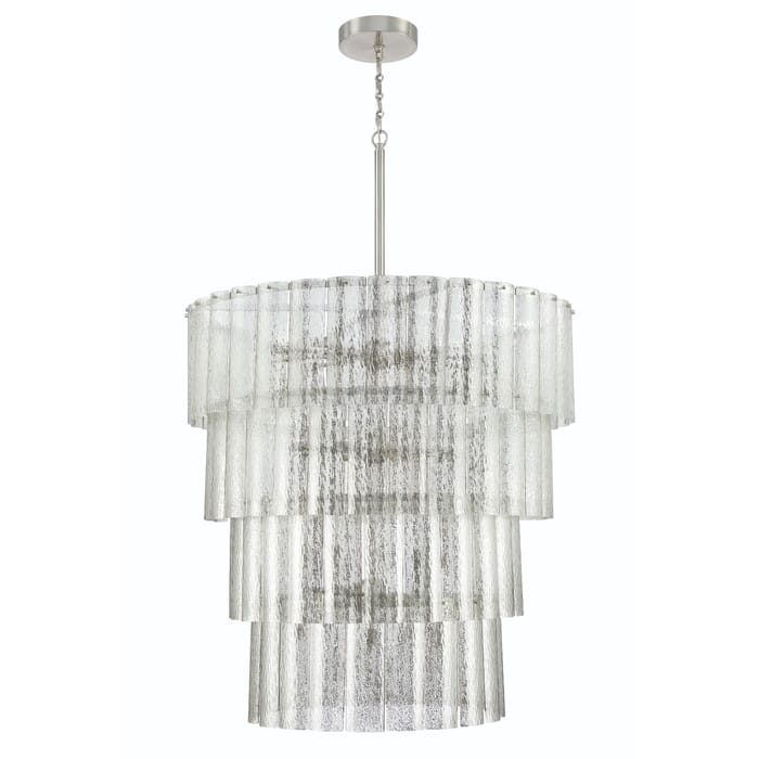 Craftmade Museo 28-Light Chandelier in Brushed Polished Nickel Craftmade Museo 28-Light Chandelier in Brushed Polished Nickel