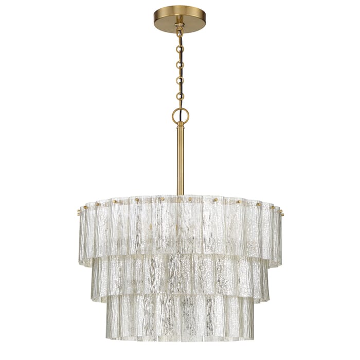 Craftmade Museo 9-Light 21" Pendant Light in Satin Brass Craftmade Museo 9-Light 21" Pendant Light in Satin Brass