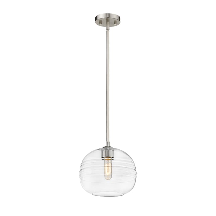 Z-Lite Harmony 1-Light Pendant Light In Brushed Nickel Z-Lite Harmony 1-Light Pendant Light In Brushed Nickel