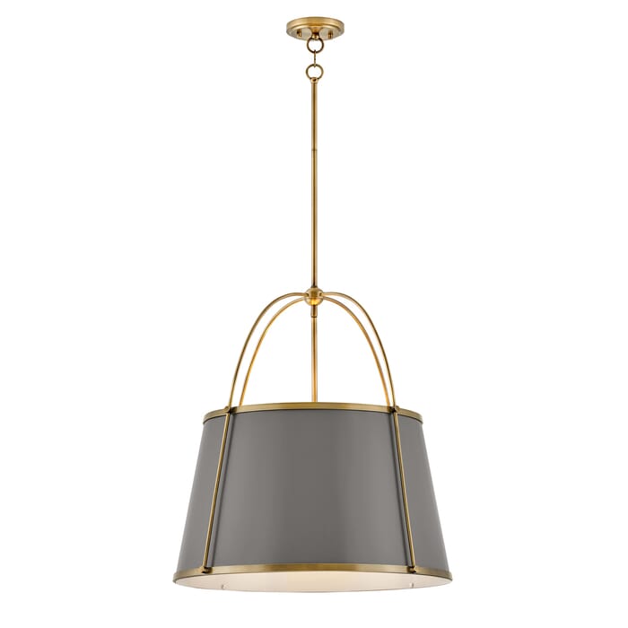 Hinkley Clarke 4-Light Pendant In Lacquered Dark Brass Hinkley Clarke 4-Light Pendant In Lacquered Dark Brass