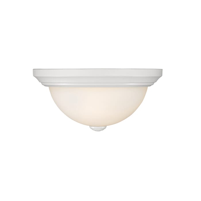 Millennium 2-Light Ceiling Light in White Millennium 2-Light Ceiling Light in White