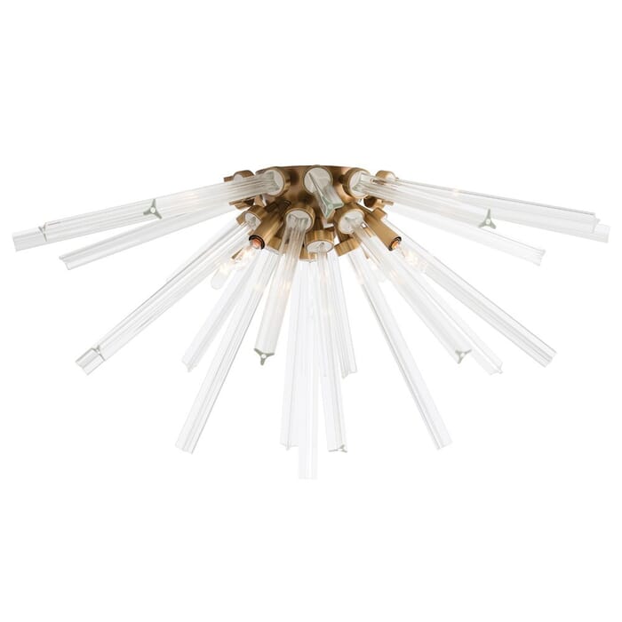 Arteriors Hanley 30" 4-Light Flush Mount in Antique Brass Arteriors Hanley 30" 4-Light Flush Mount in Antique Brass
