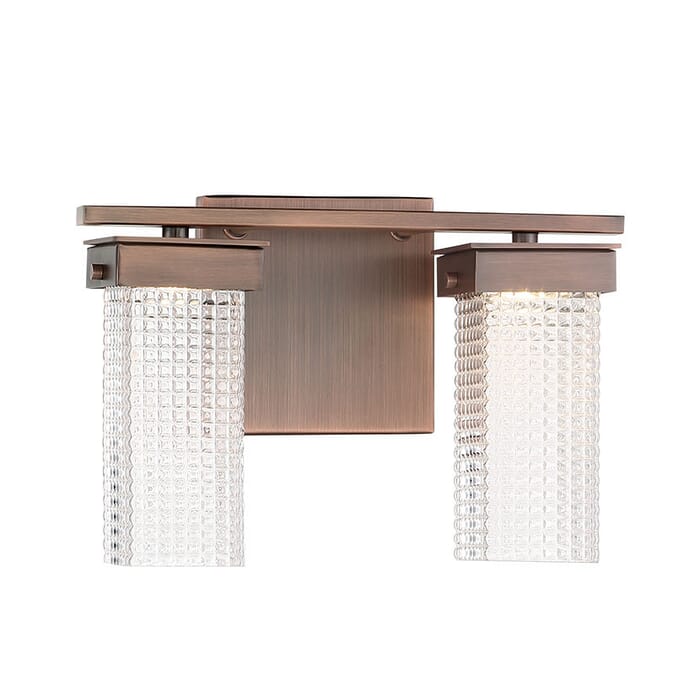 Minka Lavery Dewberry Lane 2-Light Bathroom Vanity Light in Dark Brushed Bronze -Plated Minka Lavery Dewberry Lane 2-Light Bathroom Vanity Light in Dark Brushed Bronze -Plated