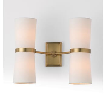 Inwood 4-Light Wall Sconce in Antique Brass