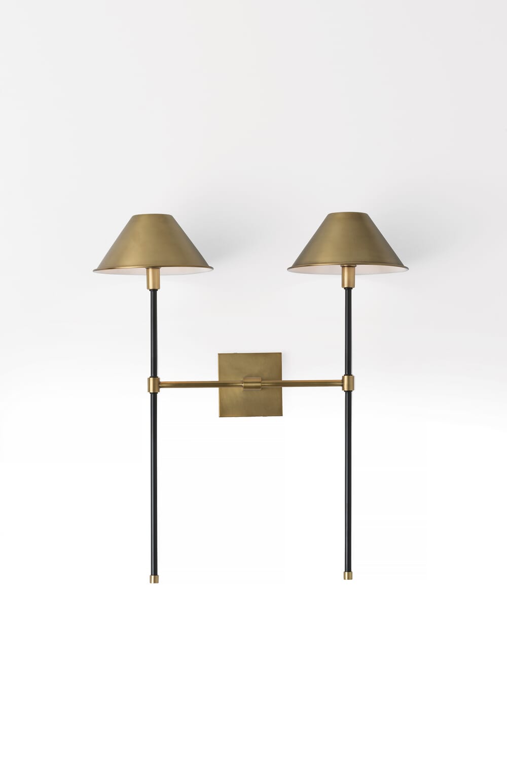 Havana 2-Light Wall Sconce in Antique Brass