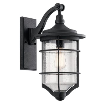 Kichler Lighting Royal Marine 18.25" Outdoor Wall Sconce in Distressed Black