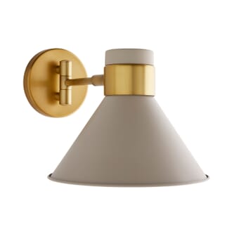 Lane 1-Light Wall Sconce in Taupe
