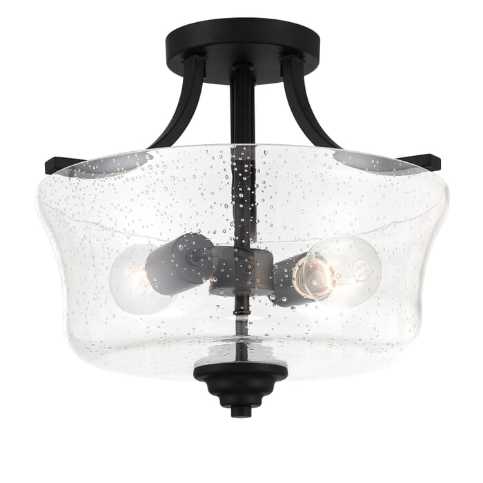 Minka Lavery Shyloh 2-Light Ceiling Light in Coal Minka Lavery Shyloh 2-Light Ceiling Light in Coal