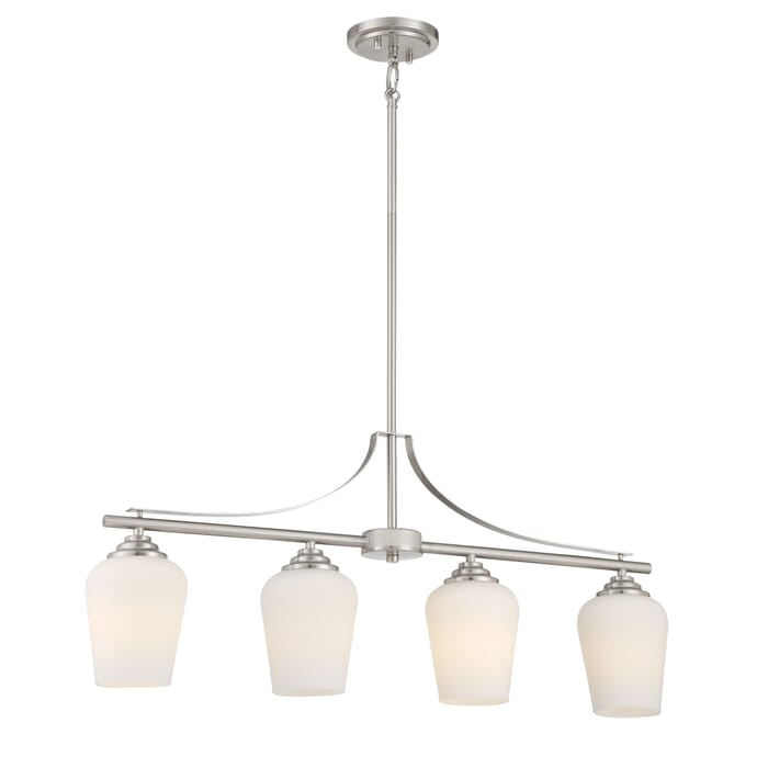 Minka Lavery Shyloh 4-Light Ceiling Light in Brushed Nickel Minka Lavery Shyloh 4-Light Ceiling Light in Brushed Nickel
