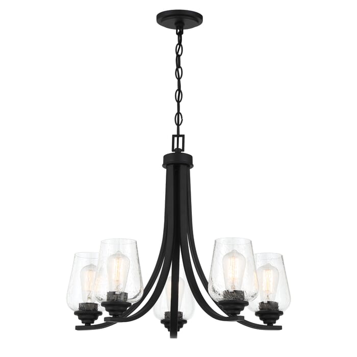 Minka Lavery Shyloh 5-Light Chandelier in Coal Minka Lavery Shyloh 5-Light Chandelier in Coal