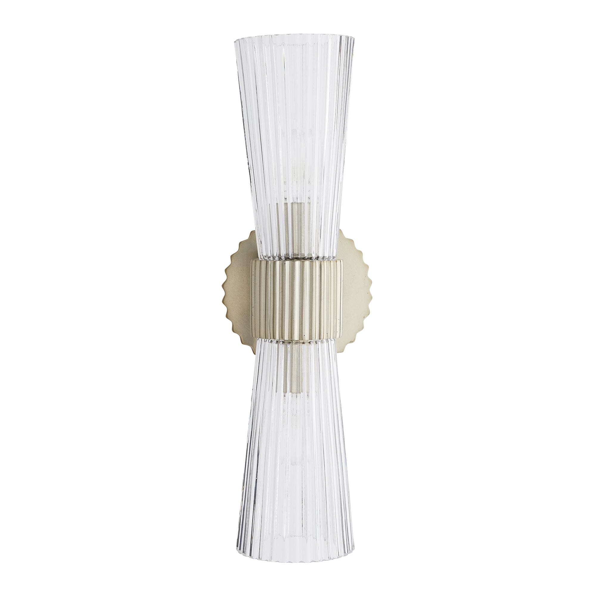 Whittier Tuxedo Wall Sconce in Pale Brass