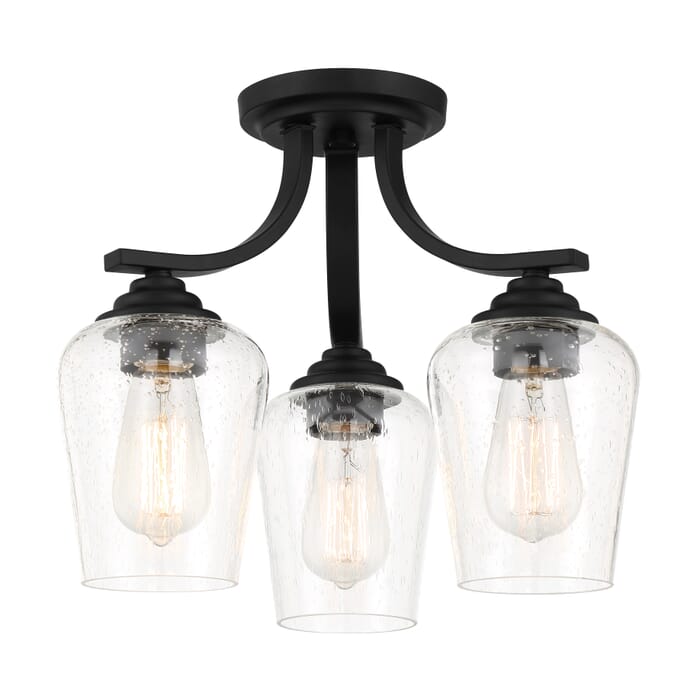 Minka Lavery Shyloh 3-Light Ceiling Light in Coal Minka Lavery Shyloh 3-Light Ceiling Light in Coal