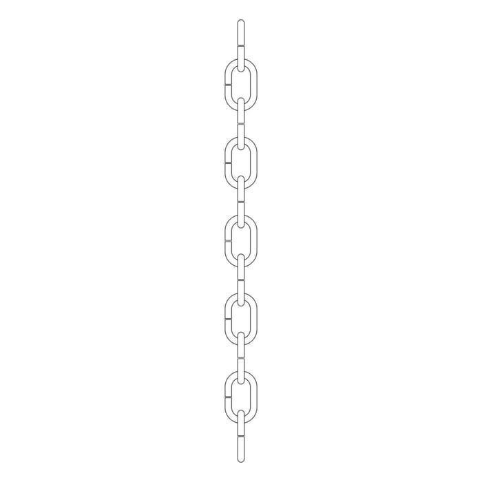 Kichler Lighting 36" Ex Heavy Gauge Chain in Classic Pewter Kichler Lighting 36" Ex Heavy Gauge Chain in Classic Pewter