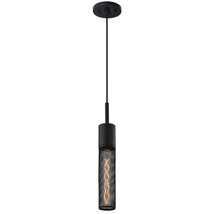 Sonneman Gotham 2.75" Pendant in Textured Black Sonneman Gotham 2.75" Pendant in Textured Black