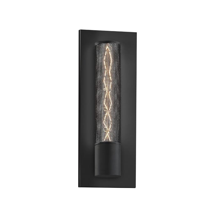 Sonneman Gotham 16" Panel Wall Sconce in Textured Black Sonneman Gotham 16" Panel Wall Sconce in Textured Black