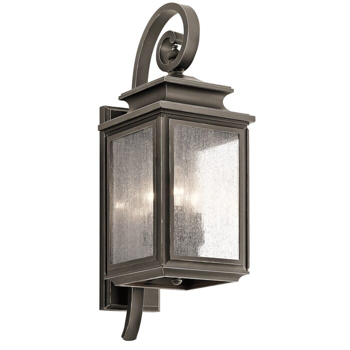 Kichler Lighting Wiscombe Park 3-Light Medium Outdoor Wall in Olde Bronze Kichler Lighting Wiscombe Park 3-Light Medium Outdoor Wall in Olde Bronze