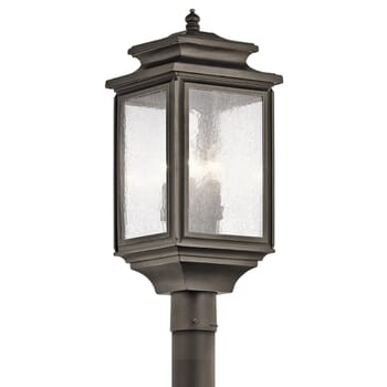 Kichler Lighting Wiscombe Park 4-Light Outdoor Post Lantern in Olde Bronze