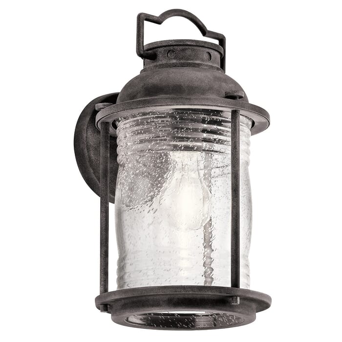 Kichler Lighting Ashland Bay Medium Outdoor Wall in Weathered Zinc Kichler Lighting Ashland Bay Medium Outdoor Wall in Weathered Zinc