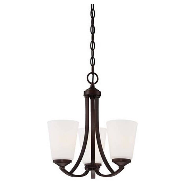 Minka Lavery Overland Park 3-Light Transitional Chandelier in Vintage Bronze Minka Lavery Overland Park 3-Light Transitional Chandelier in Vintage Bronze