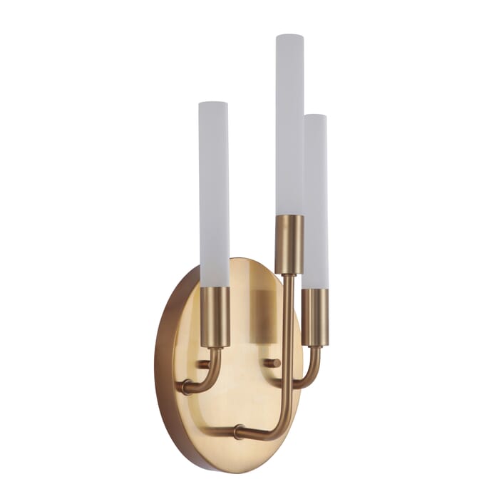 Craftmade Valdi 3-Light 15" Wall Sconce in Satin Brass Craftmade Valdi 3-Light 15" Wall Sconce in Satin Brass