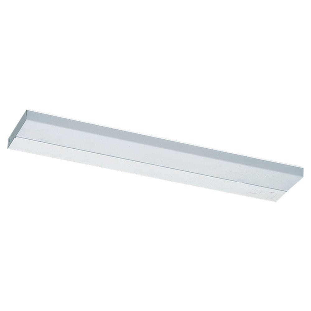 Self-Contained Fluorescent Lighting 2-Light Under Cabinet Light in White