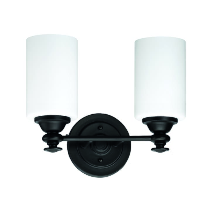 Craftmade Dardyn 2-Light 13" Bathroom Vanity Light in Espresso Craftmade Dardyn 2-Light 13" Bathroom Vanity Light in Espresso