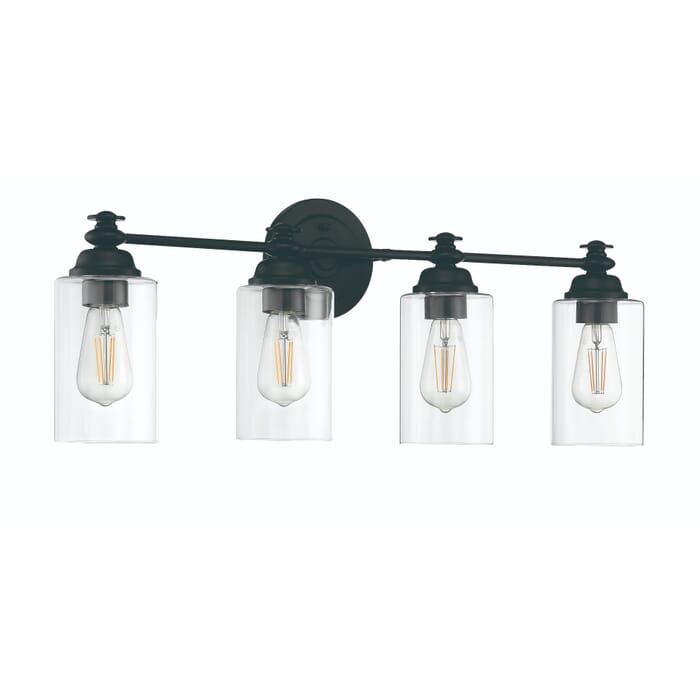 Craftmade Dardyn 4-Light Mini Pendant in Flat Black Craftmade Dardyn 4-Light Mini Pendant in Flat Black