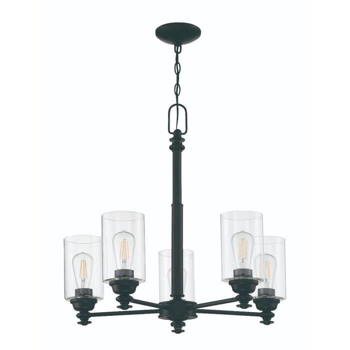 Craftmade Dardyn 5-Light Mini Pendant in Flat Black Craftmade Dardyn 5-Light Mini Pendant in Flat Black