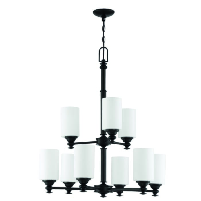 Craftmade Dardyn 9-Light Transitional Chandelier in Espresso Craftmade Dardyn 9-Light Transitional Chandelier in Espresso