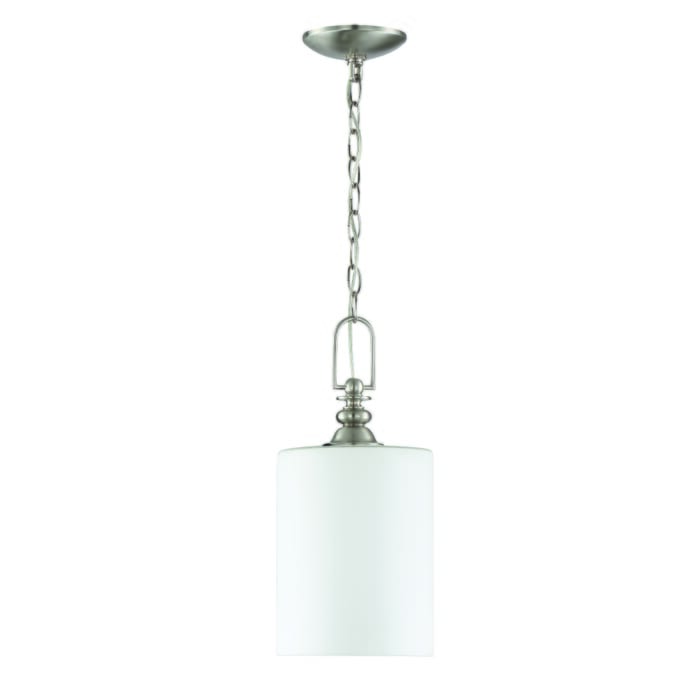 Craftmade Dardyn 8" Mini Pendant in Brushed Polished Nickel Craftmade Dardyn 8" Mini Pendant in Brushed Polished Nickel