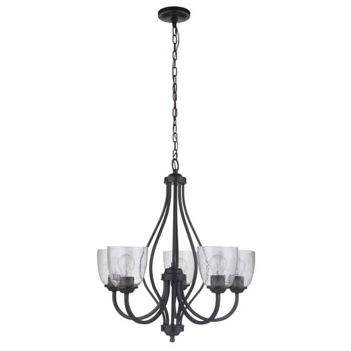Craftmade Serene 5-Light Transitional Chandelier in Espresso Craftmade Serene 5-Light Transitional Chandelier in Espresso