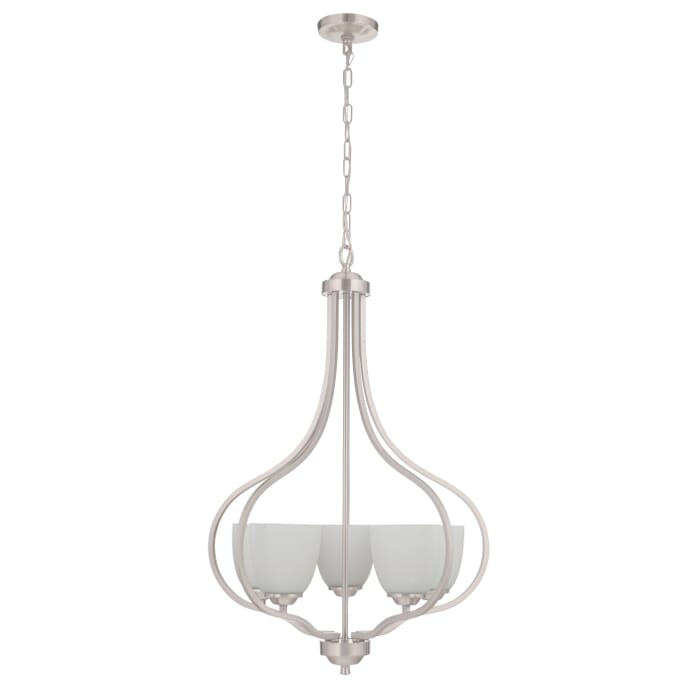 Craftmade Serene 5-Light 25" Foyer Light in Brushed Polished Nickel Craftmade Serene 5-Light 25" Foyer Light in Brushed Polished Nickel
