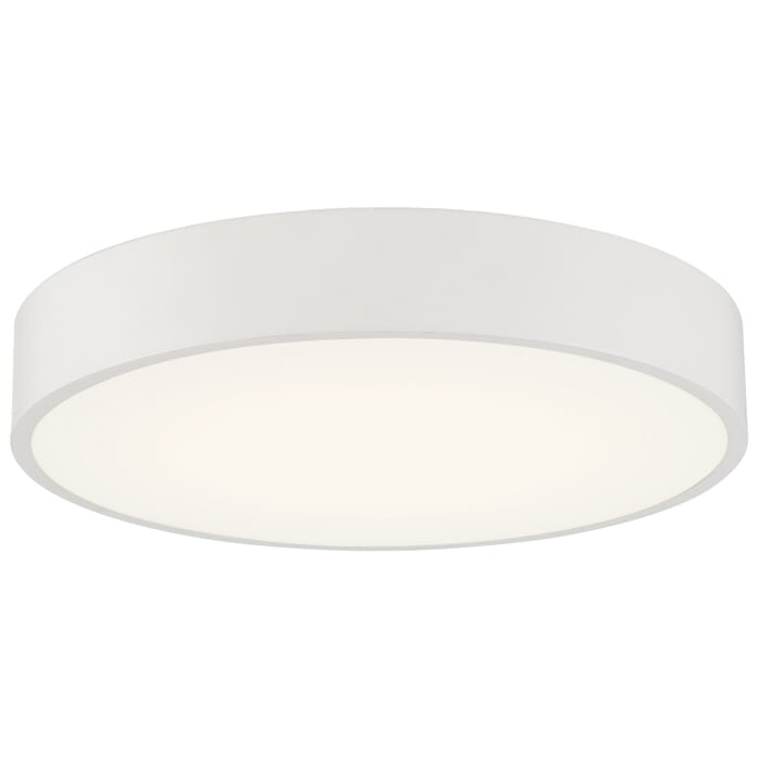Como 1-Light LED Flush Mount in White Como 1-Light LED Flush Mount in White