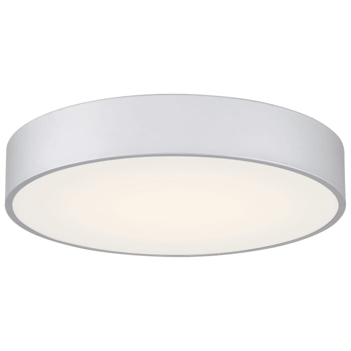 Como 1-Light LED Flush Mount in Satin Como 1-Light LED Flush Mount in Satin